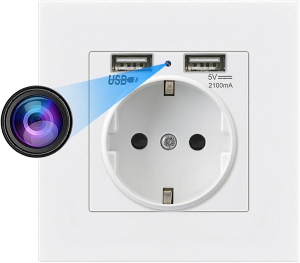 Wall Outlet Hidden Camera Amazon:
